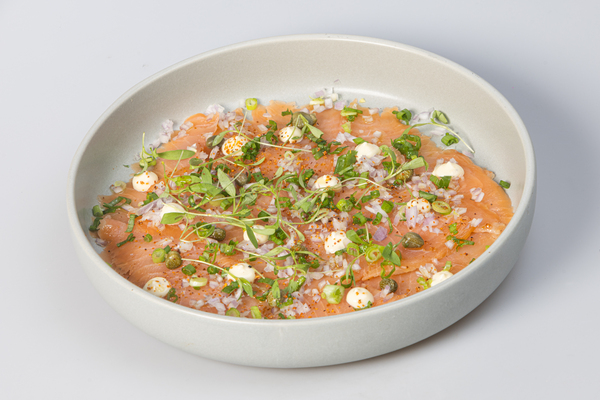 SMOKED SALMON CARPACCIO